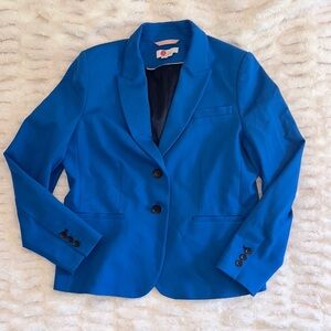 Boden Blue Formal Blazer with Notched Lapels
